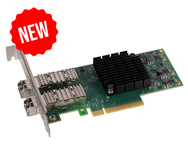 Twin10G SFP28 PCIe Card (Dual-port • 10GbE • Includes two SFP28 transceivers)